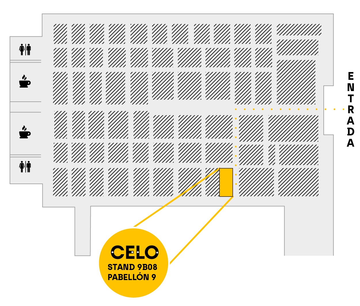 Mapa booth VETECO