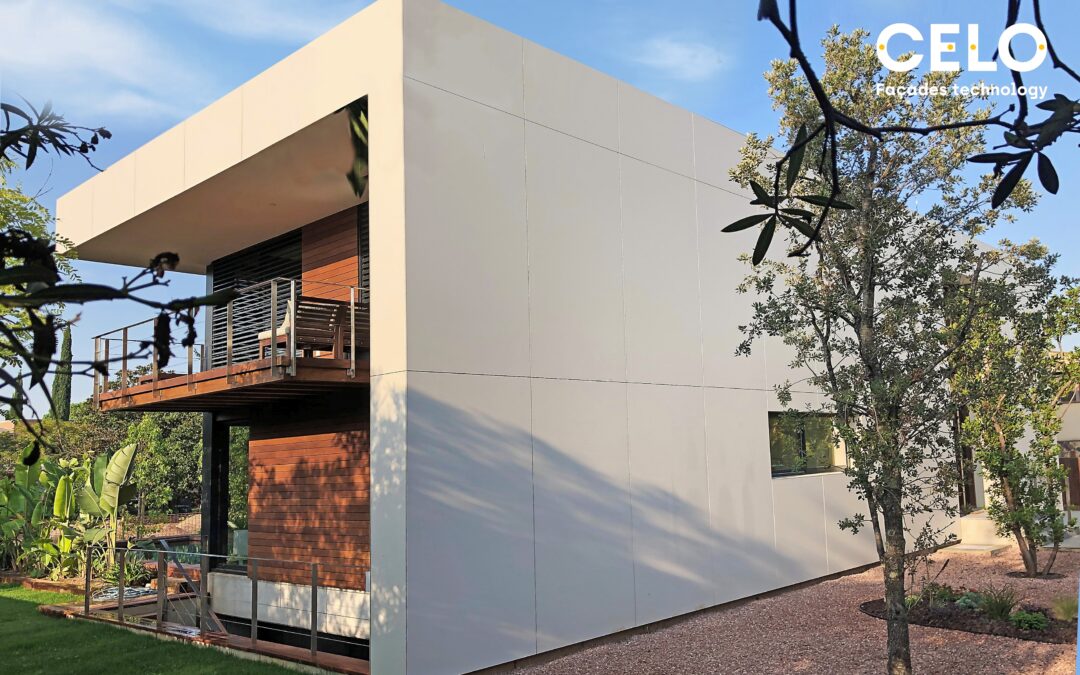 Fachada ventilada cerámica gran formato: eficiencia, estética y rendimiento con CELO Façades