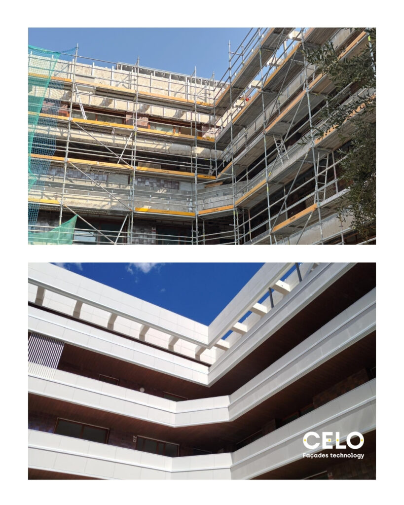 rehabilitación edificios con fachada ventilada